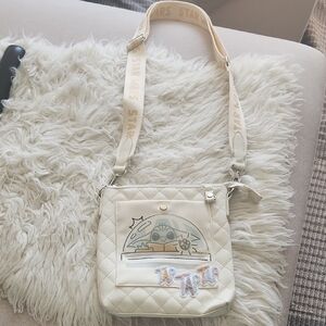Bag Disney Parks Star Wars Grogu Crossbody Bag Quilted Cream